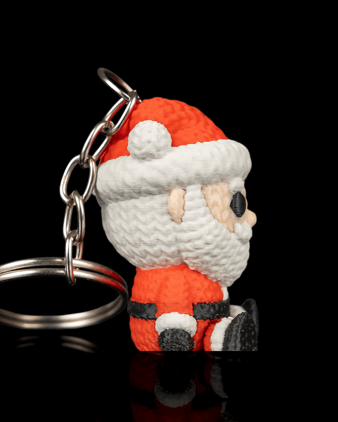 Minifigura Papá Noel articulado impreso en 3D