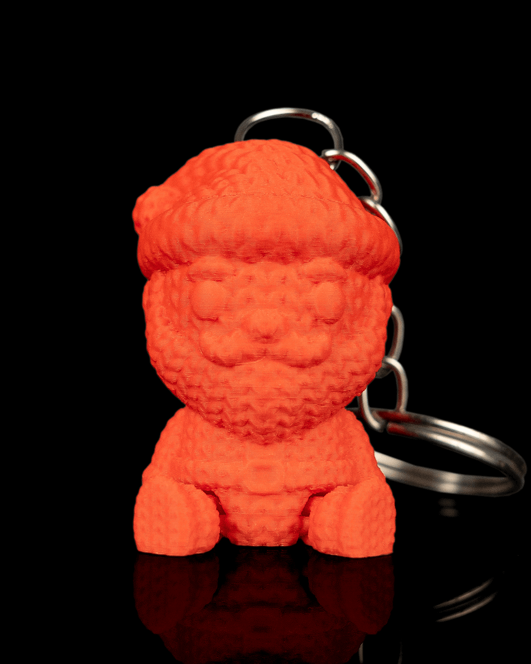Minifigura Papá Noel articulado impreso en 3D