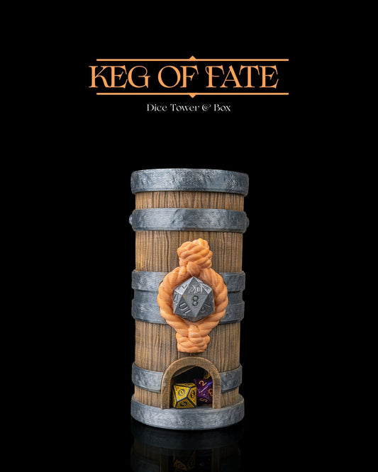 Barril del Destino torre de dados impresa en 3D - foto 1