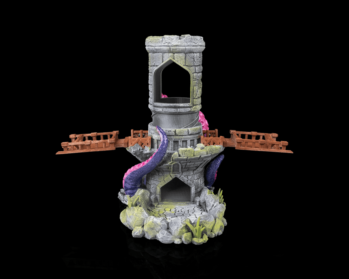 Torre de Dados Garra del Kraken impresa en 3D - foto 3