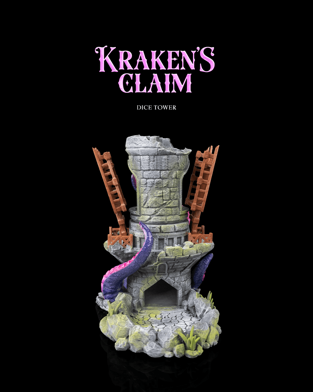 Torre de Dados Garra del Kraken impresa en 3D - foto 1