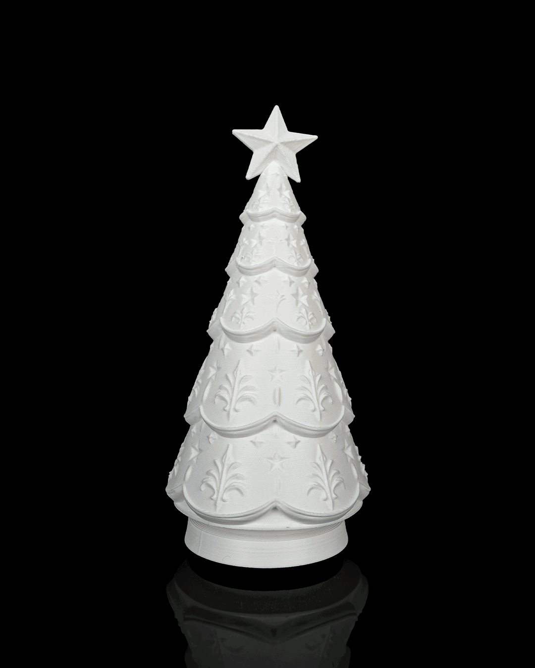 Árbol de Navidad luminoso impreso en 3D