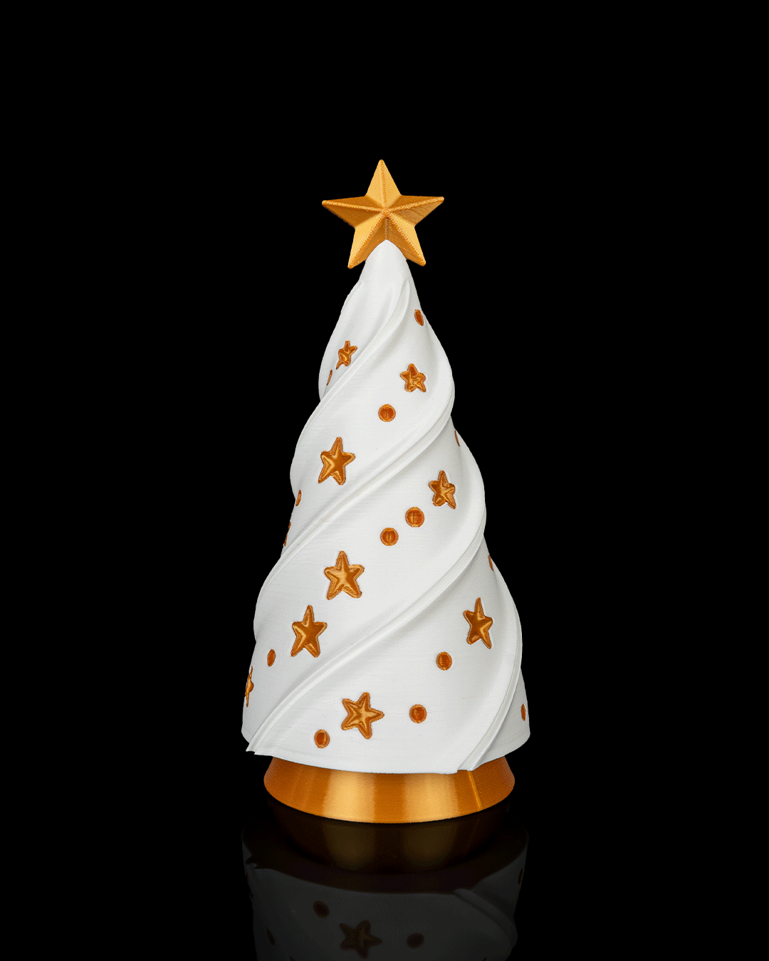 Árbol de Navidad luminoso impreso en 3D