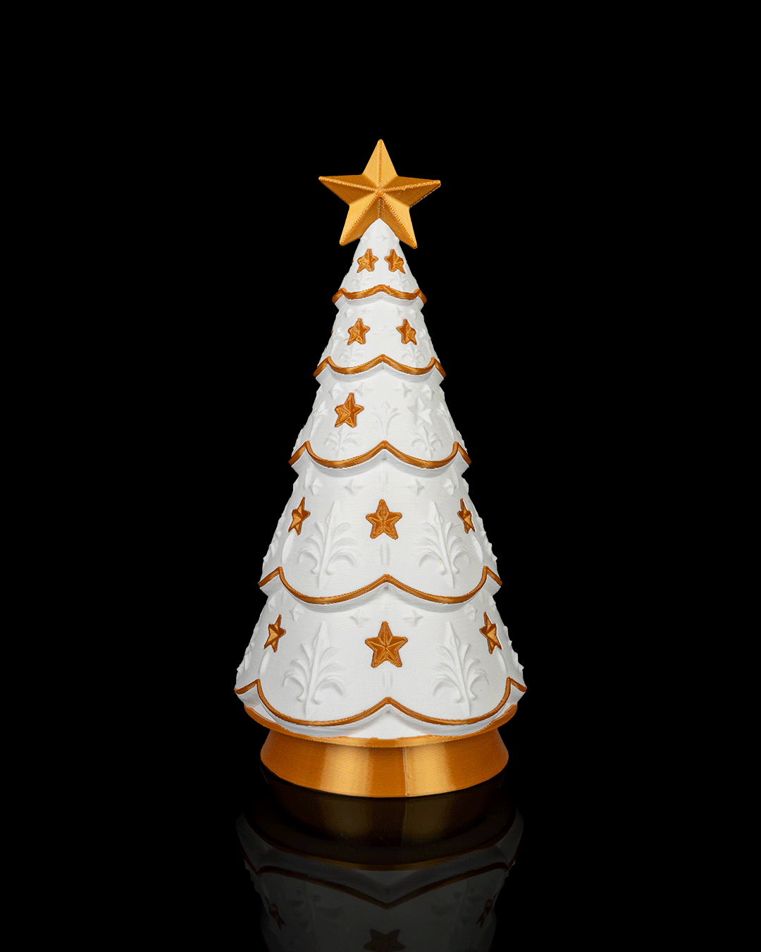 Árbol de Navidad luminoso impreso en 3D