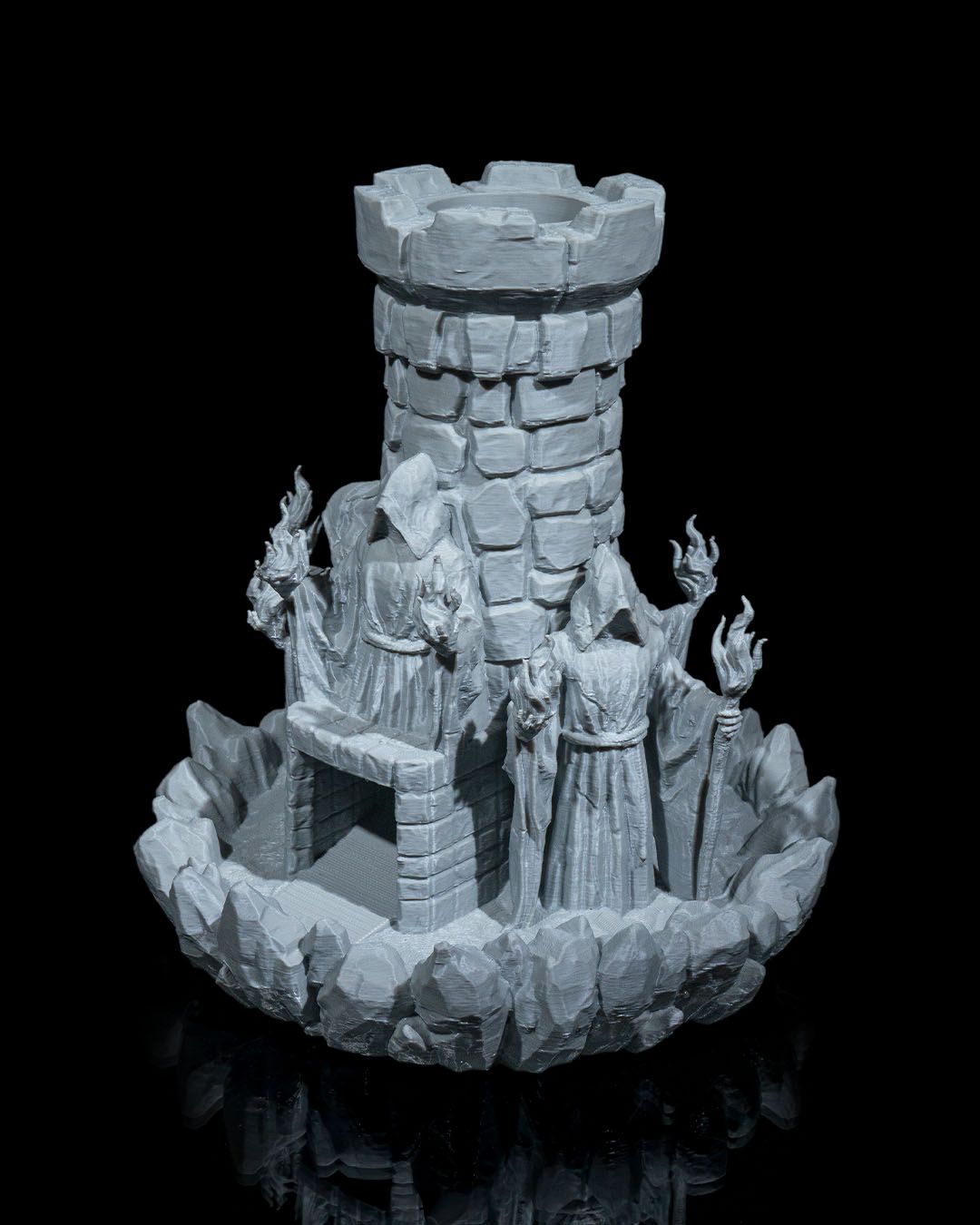 Torre de Dados Mago Loco impresa en 3D - foto 6
