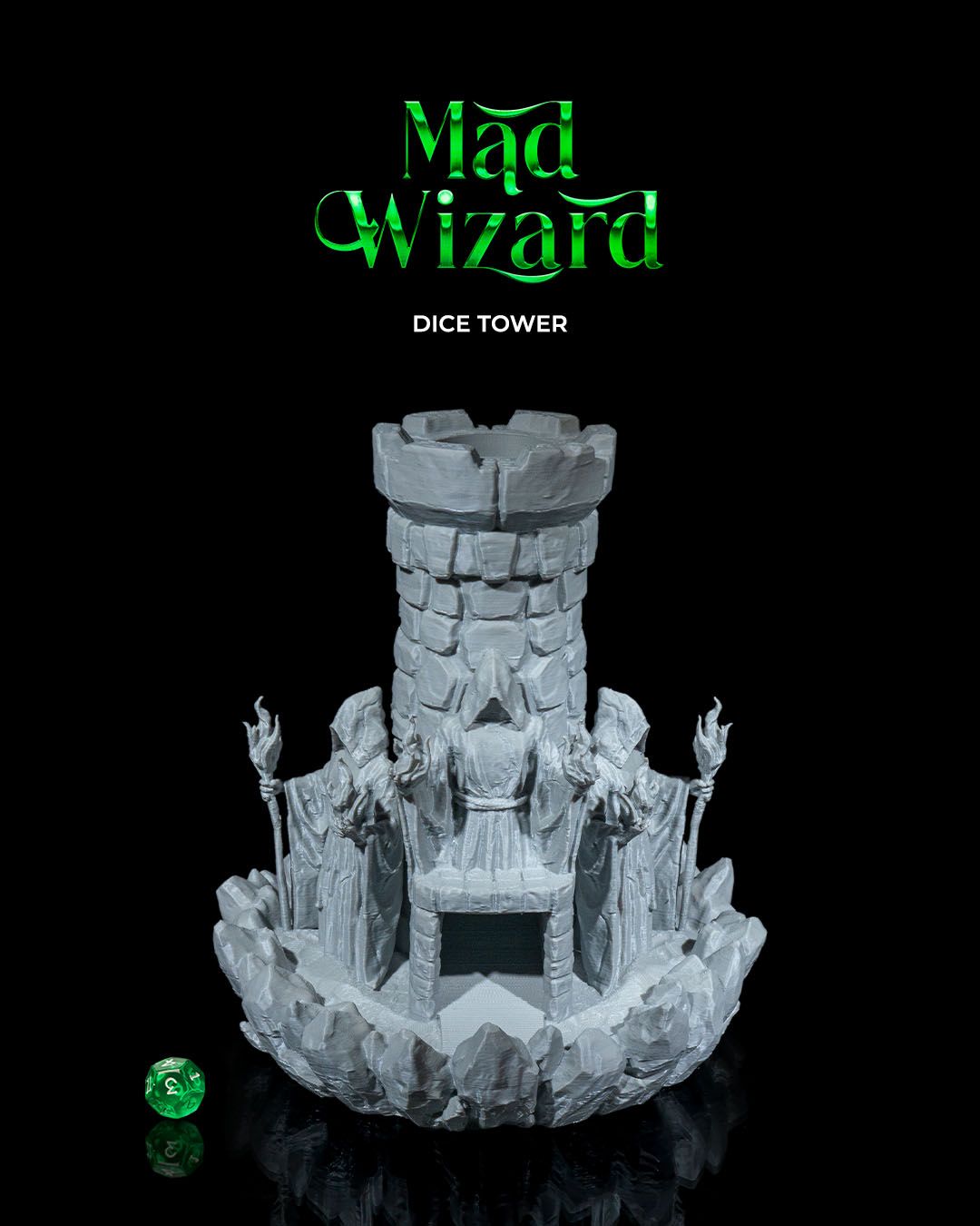 Torre de Dados Mago Loco impresa en 3D - foto 1