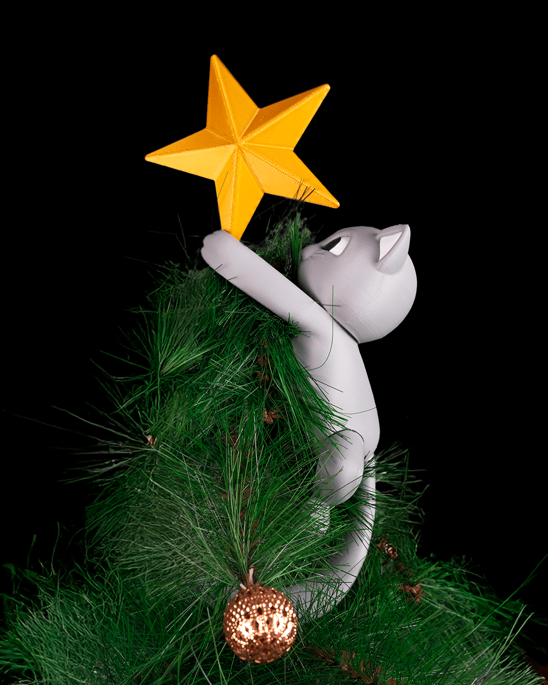 Meowy Christmas – Tree Topper