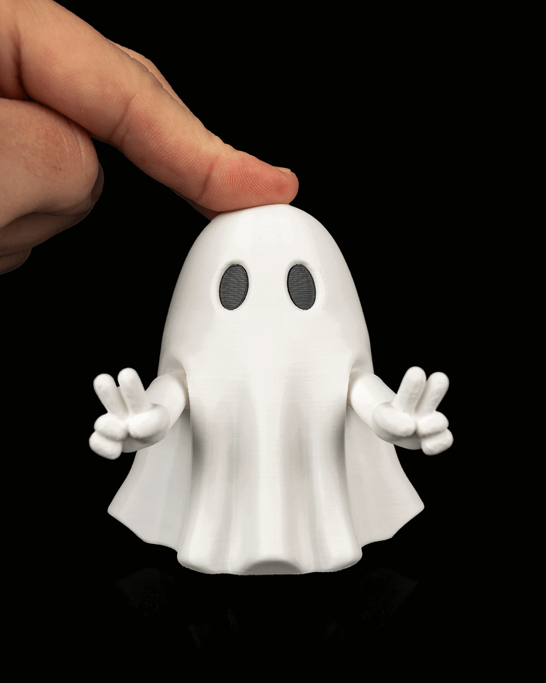 Fantasma con Actitud Fidget impreso en 3D para Halloween