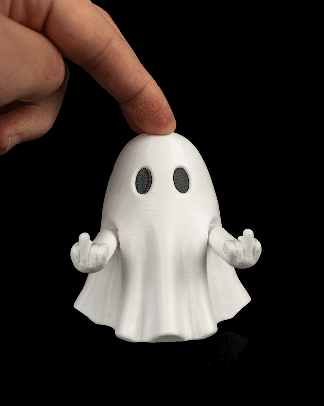 Fantasma con Actitud Fidget impreso en 3D para Halloween