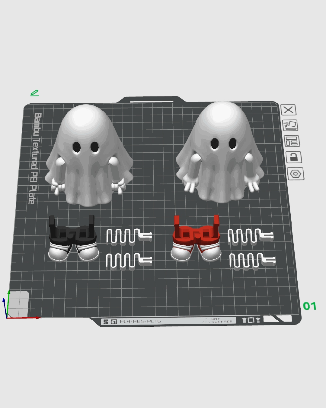 Fantasma con Actitud Fidget impreso en 3D para Halloween