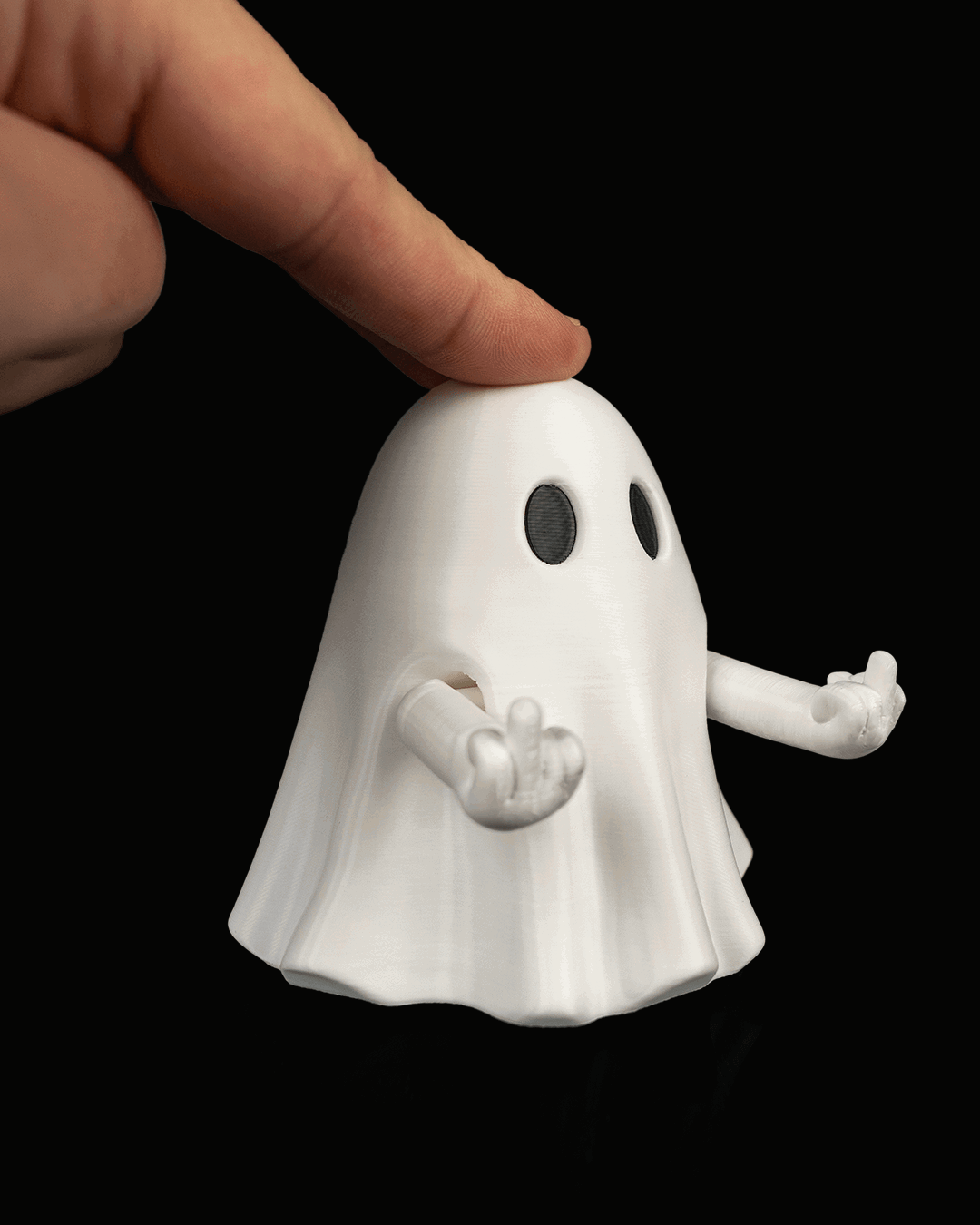 Fantasma con Actitud Fidget impreso en 3D para Halloween