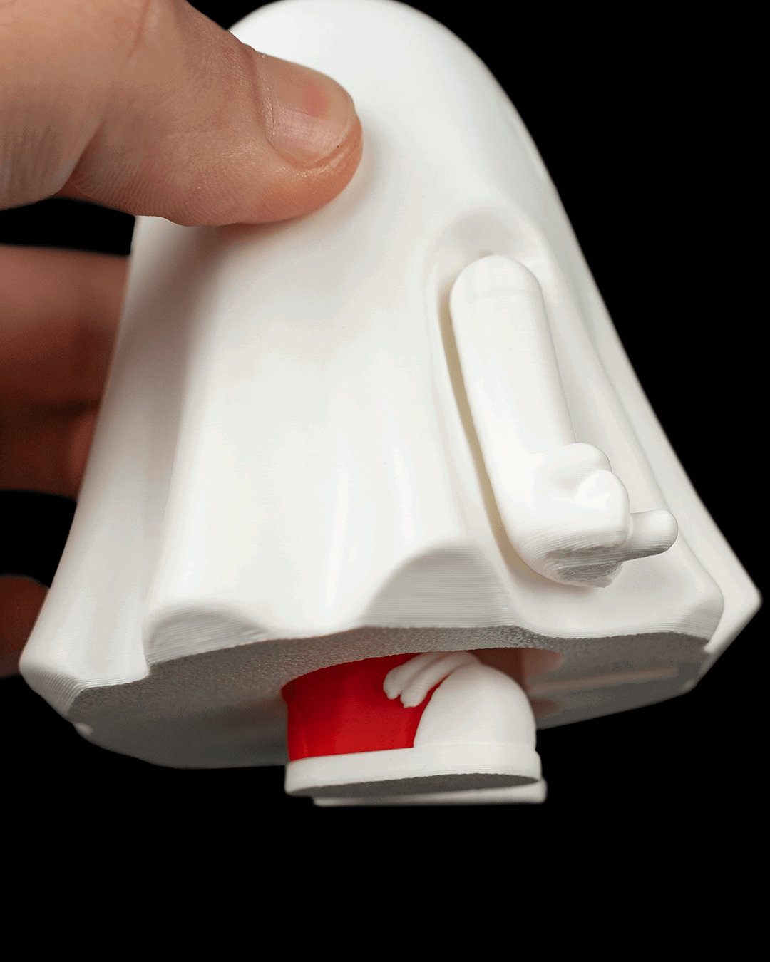 Fantasma con Actitud Fidget impreso en 3D para Halloween