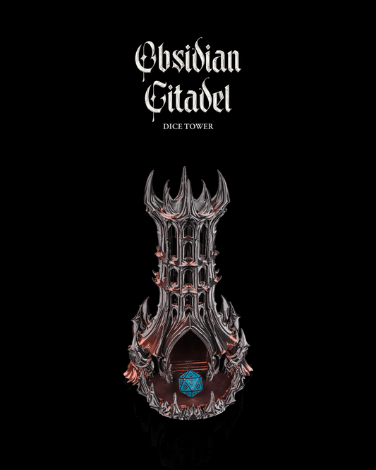 Torre de Dados Ciudadela de Obsidiana impresa en 3D - foto 1