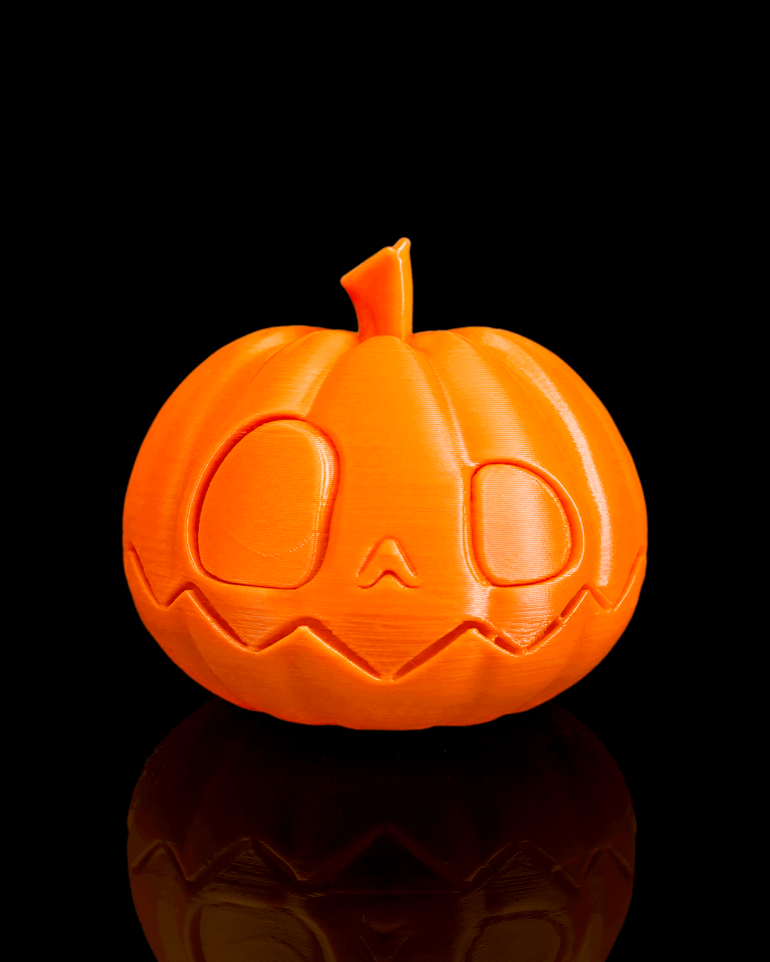Calabaza Sorpresa Gato Esqueleto articulada impresa en 3D