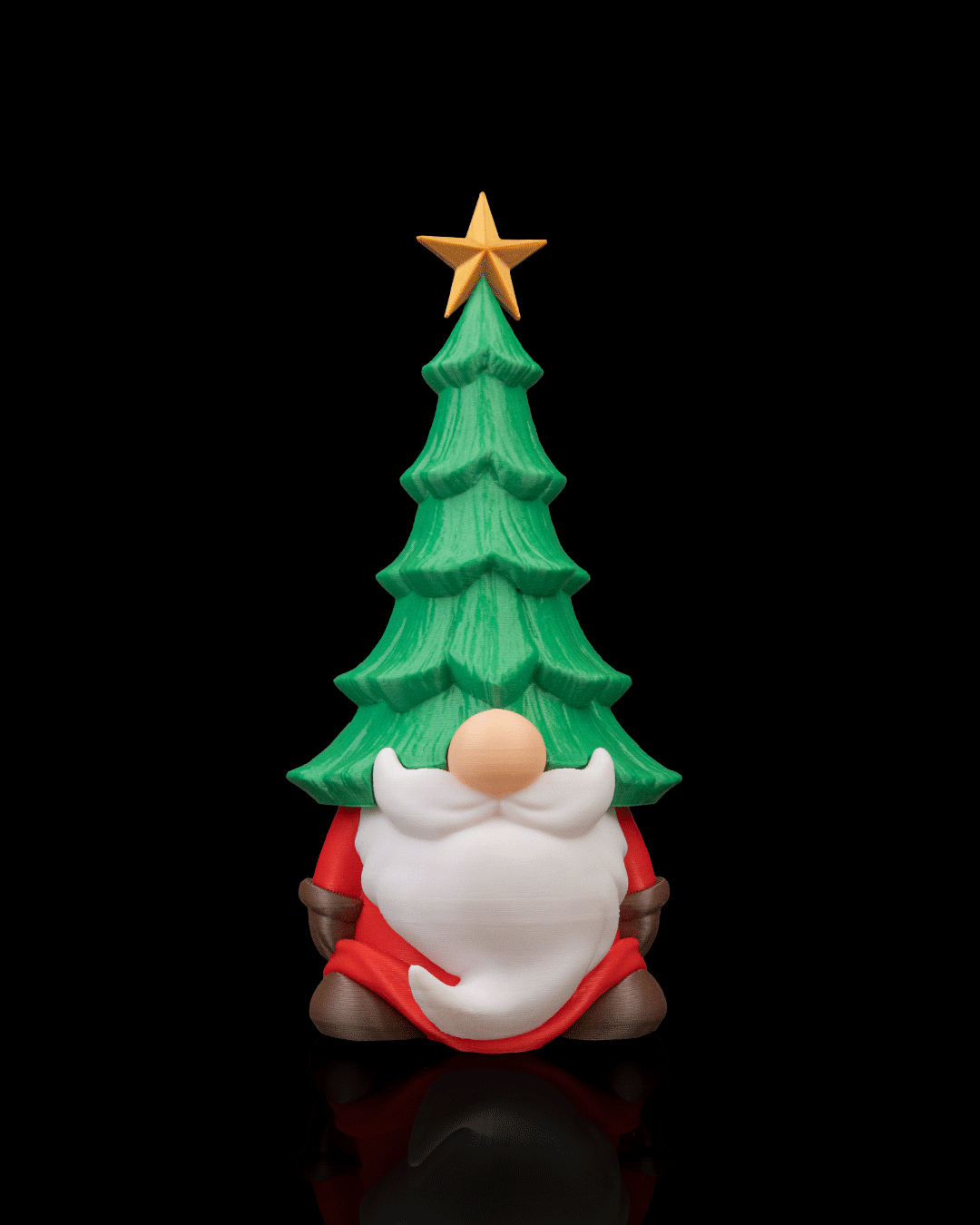 Pinehead Gnome – Duende Árbol Navideño 3D