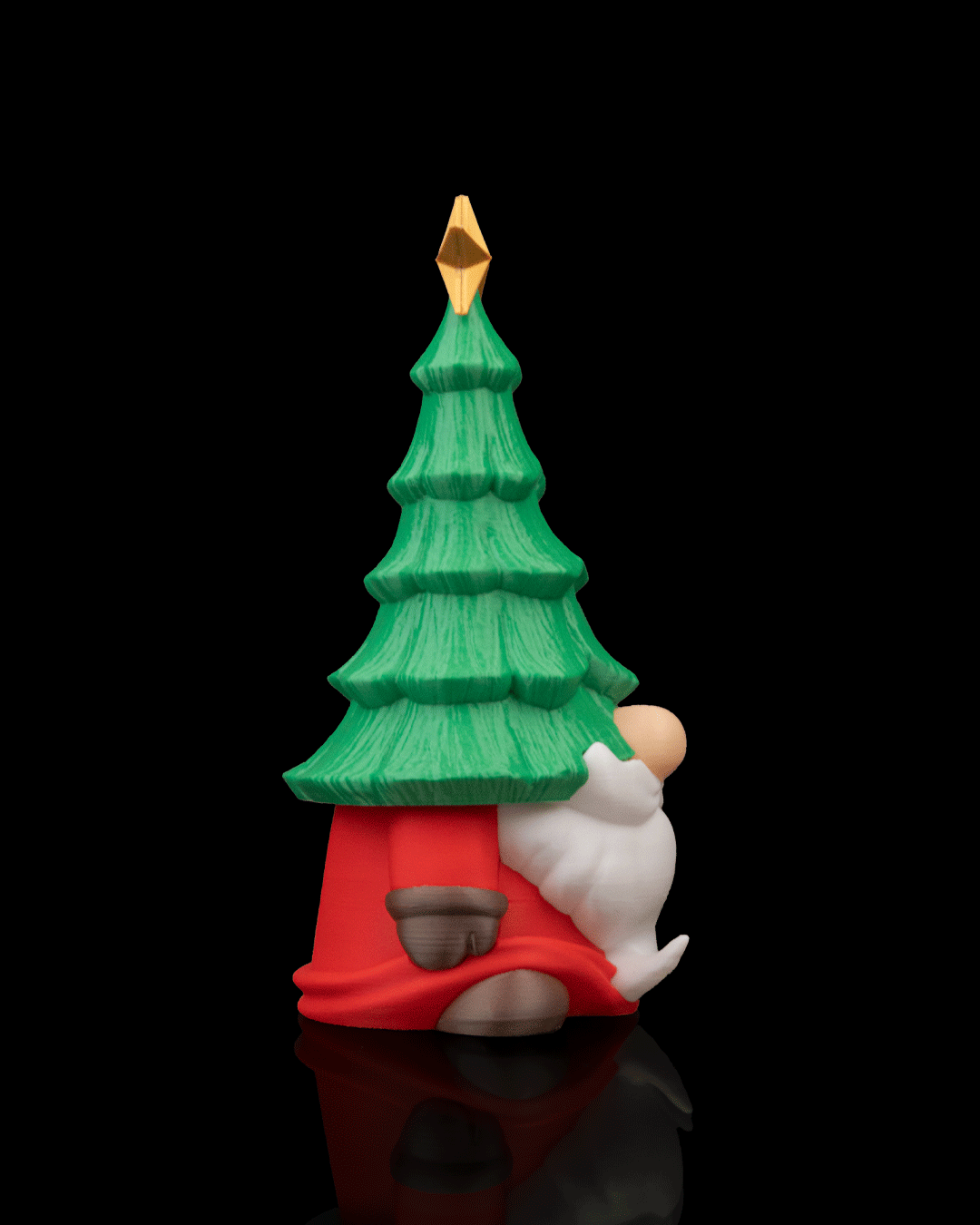Pinehead Gnome – Duende Árbol Navideño 3D