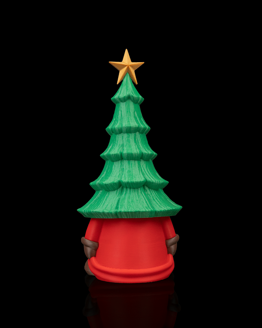 Pinehead Gnome – Duende Árbol Navideño 3D