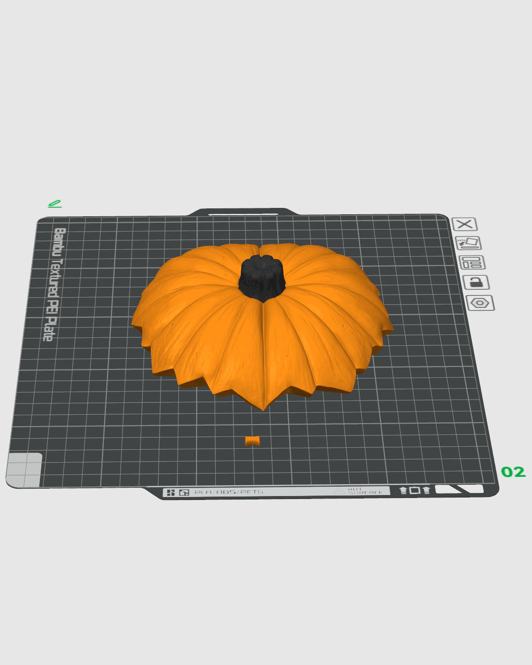 Dulcero Calabaza Poseída impreso en 3D para Halloween