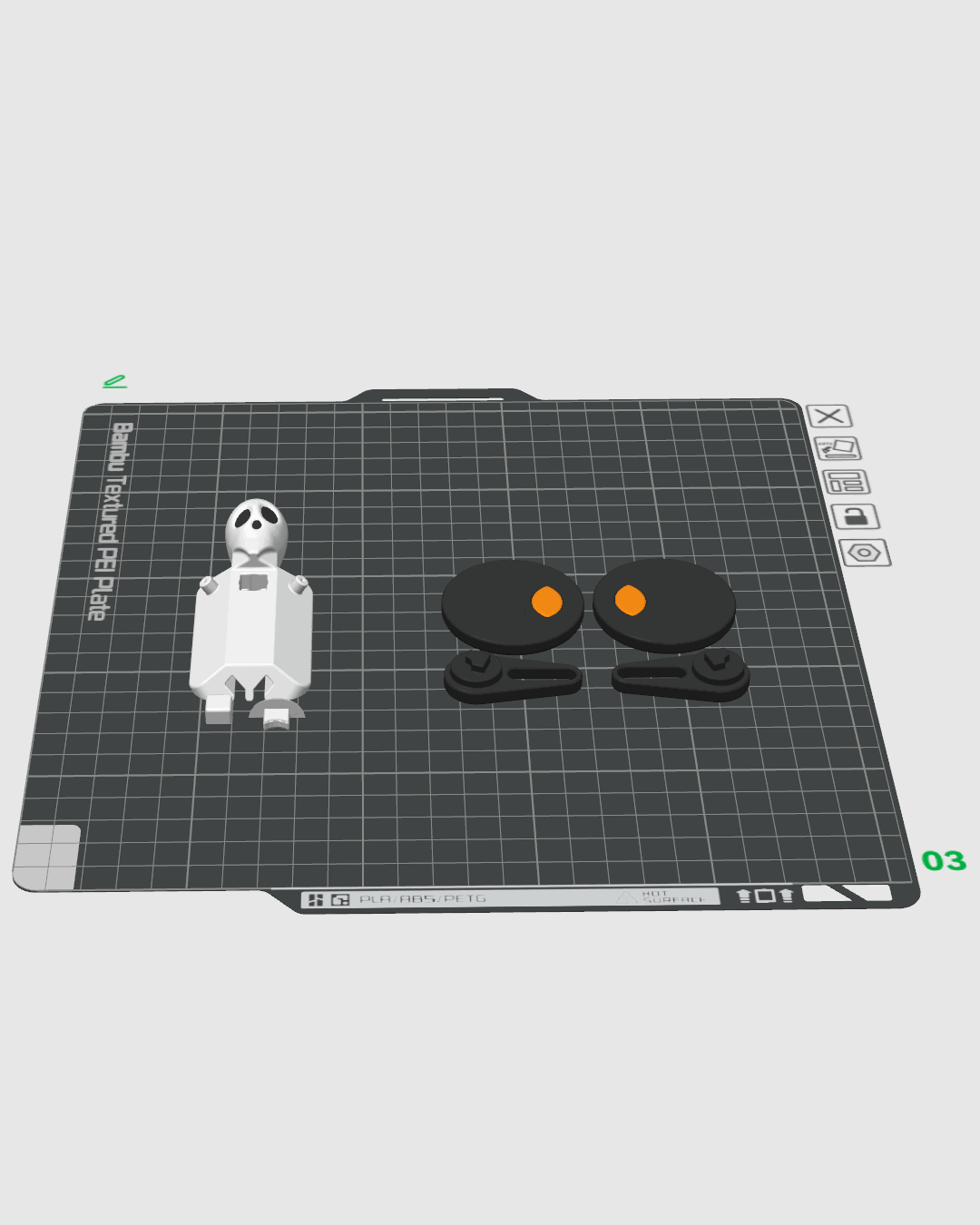 Dulcero Calabaza Poseída impreso en 3D para Halloween