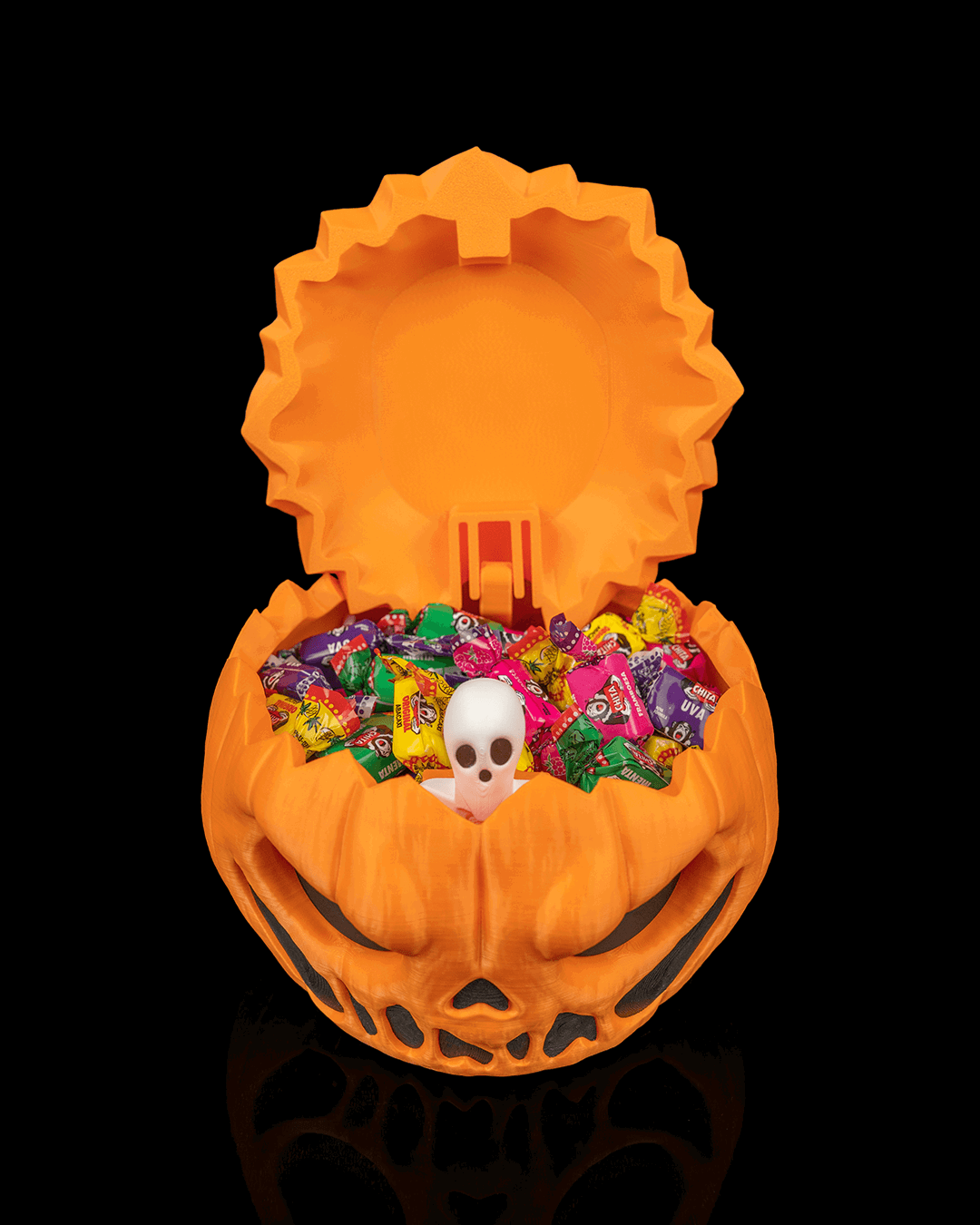 Dulcero Calabaza Poseída impreso en 3D para Halloween