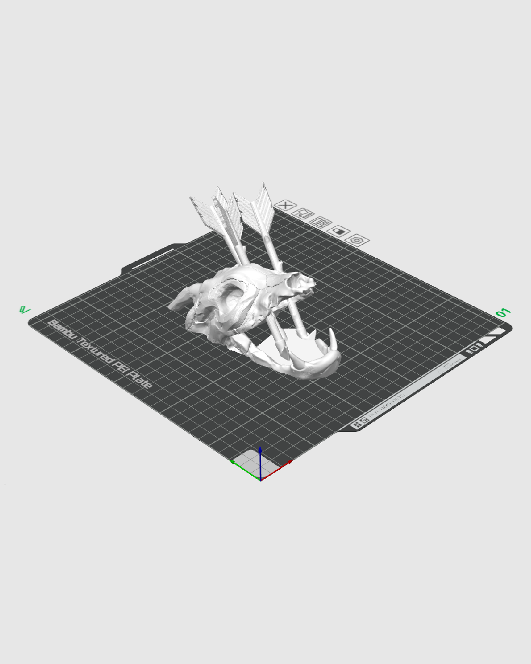 Torre de Dados Cráneo Primigenio impresa en 3D - foto 7