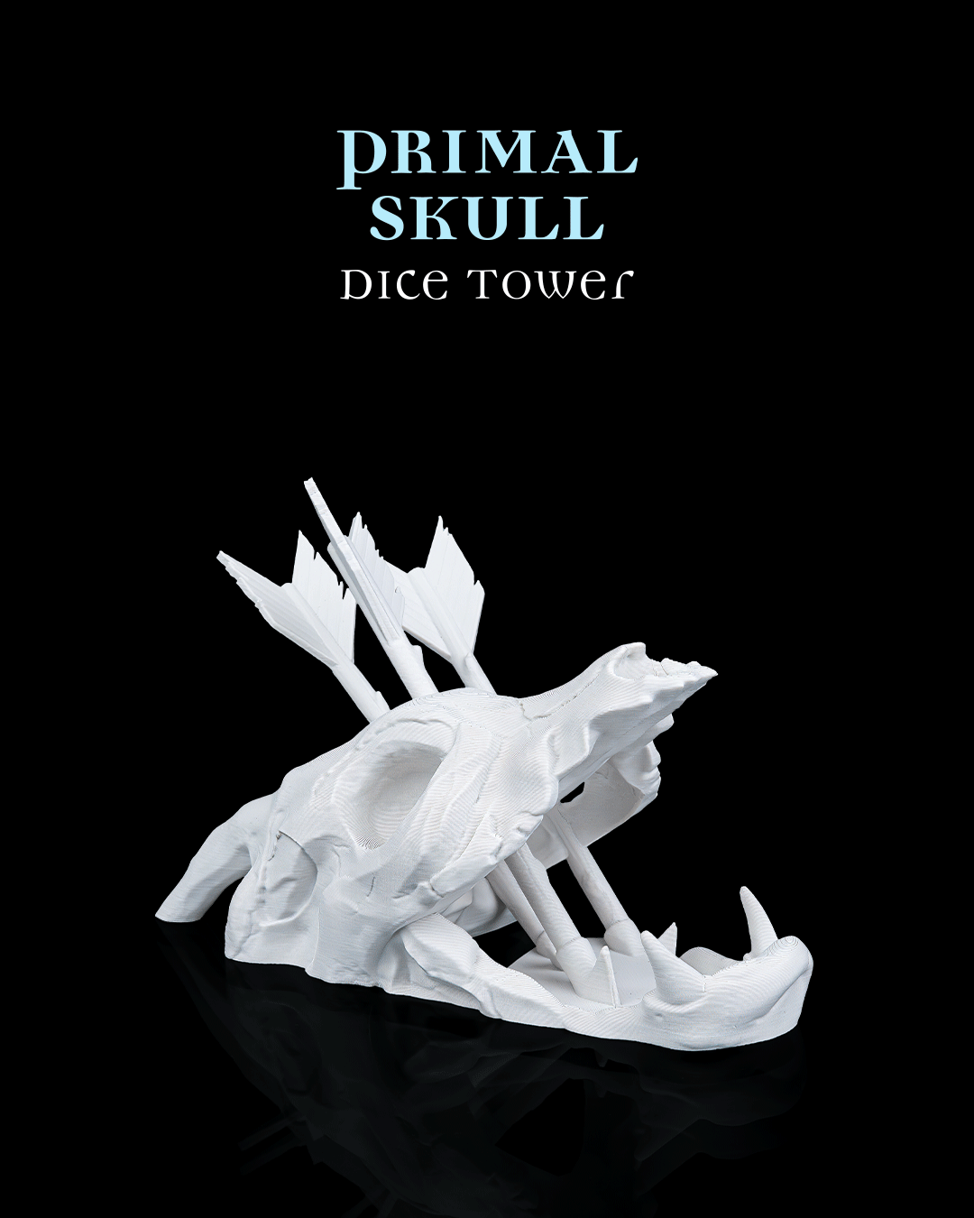 Torre de Dados Cráneo Primigenio impresa en 3D - foto 1