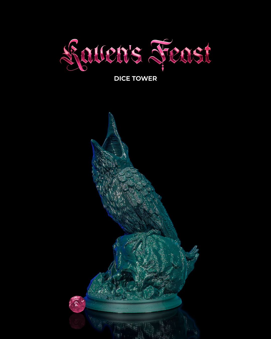 Torre de Dados Festín del Cuervo impresa en 3D - foto 1