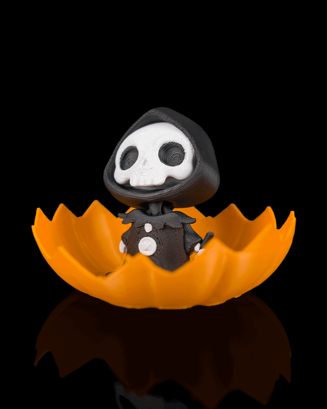 Calabaza Sorpresa Parca articulada impresa en 3D