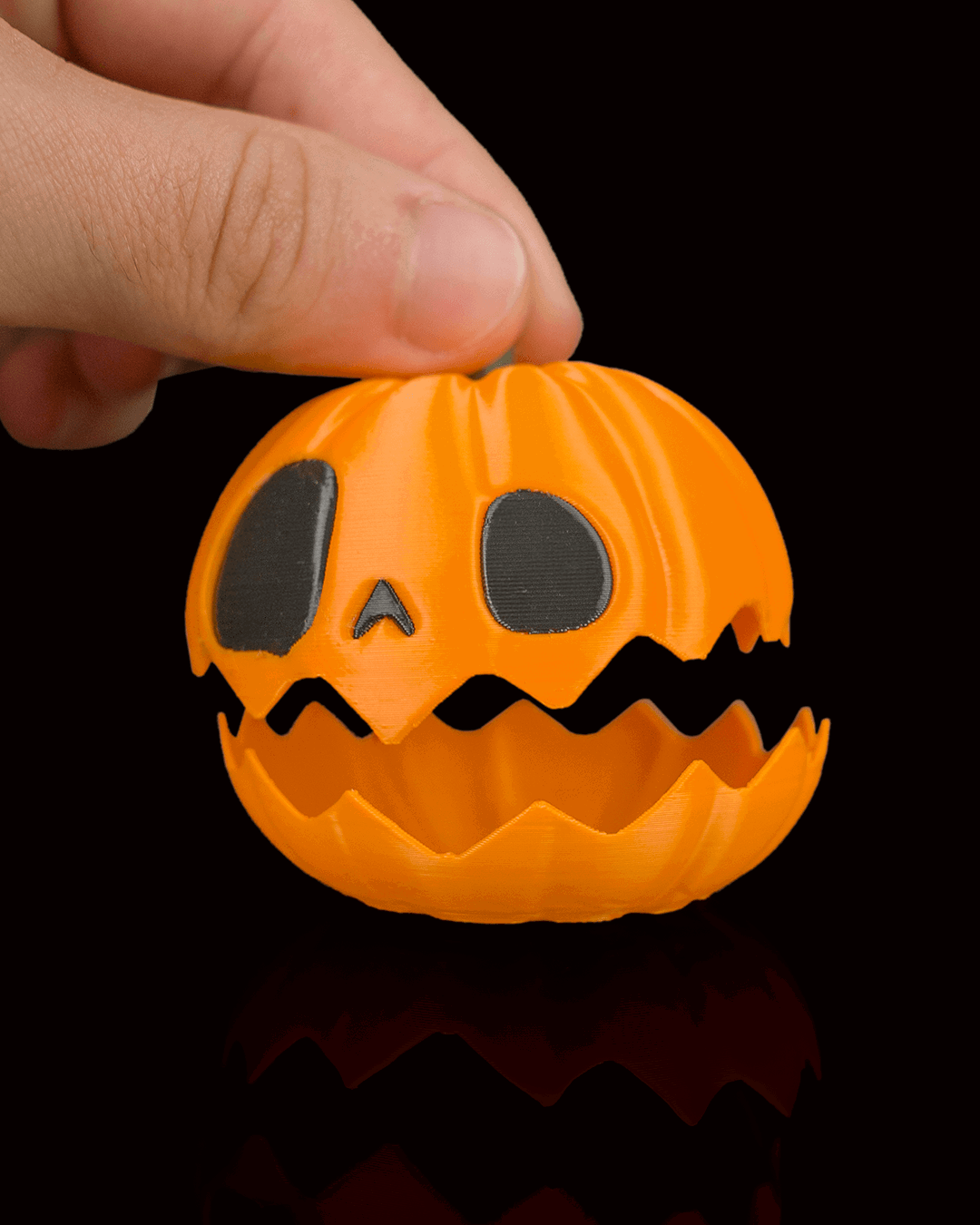 Calabaza Sorpresa Parca articulada impresa en 3D