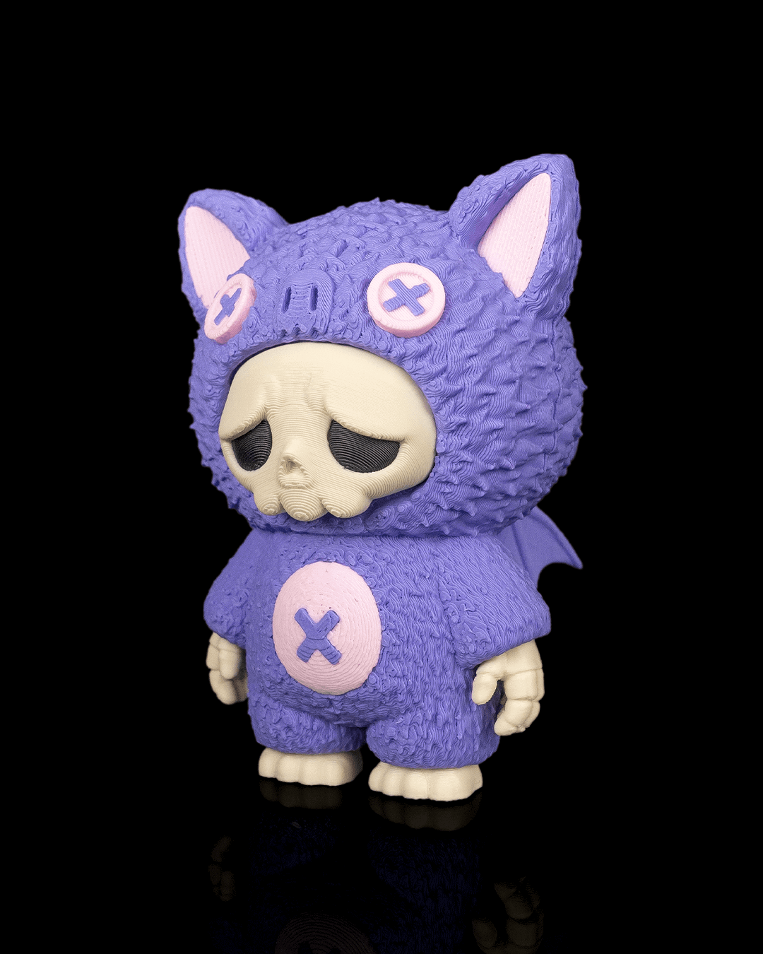 Skubbie Articulado Batz impreso en 3D para Halloween