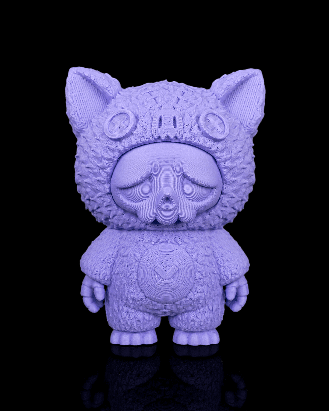 Skubbie Articulado Batz impreso en 3D para Halloween