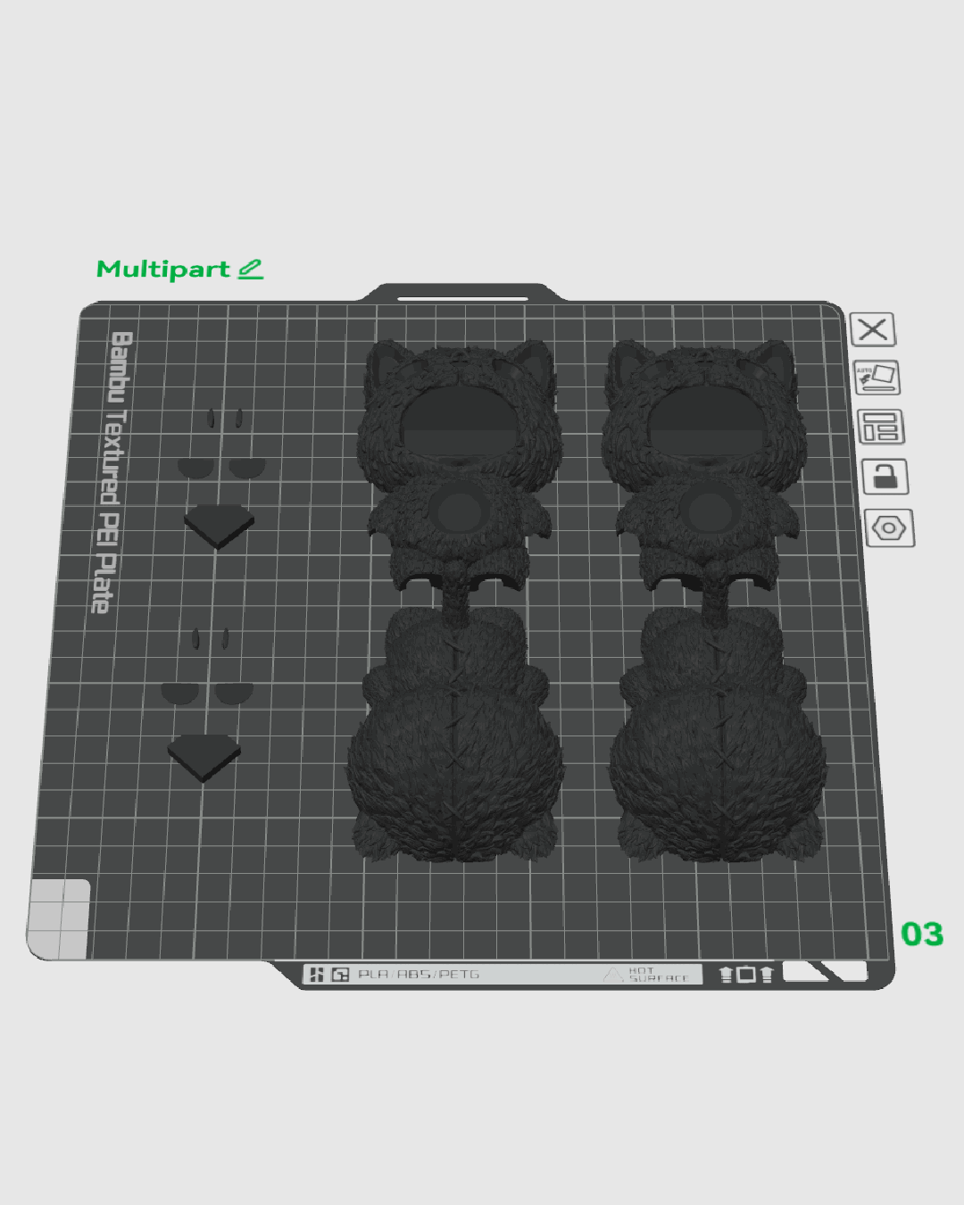 Skubbie Articulado Hex impreso en 3D para Halloween