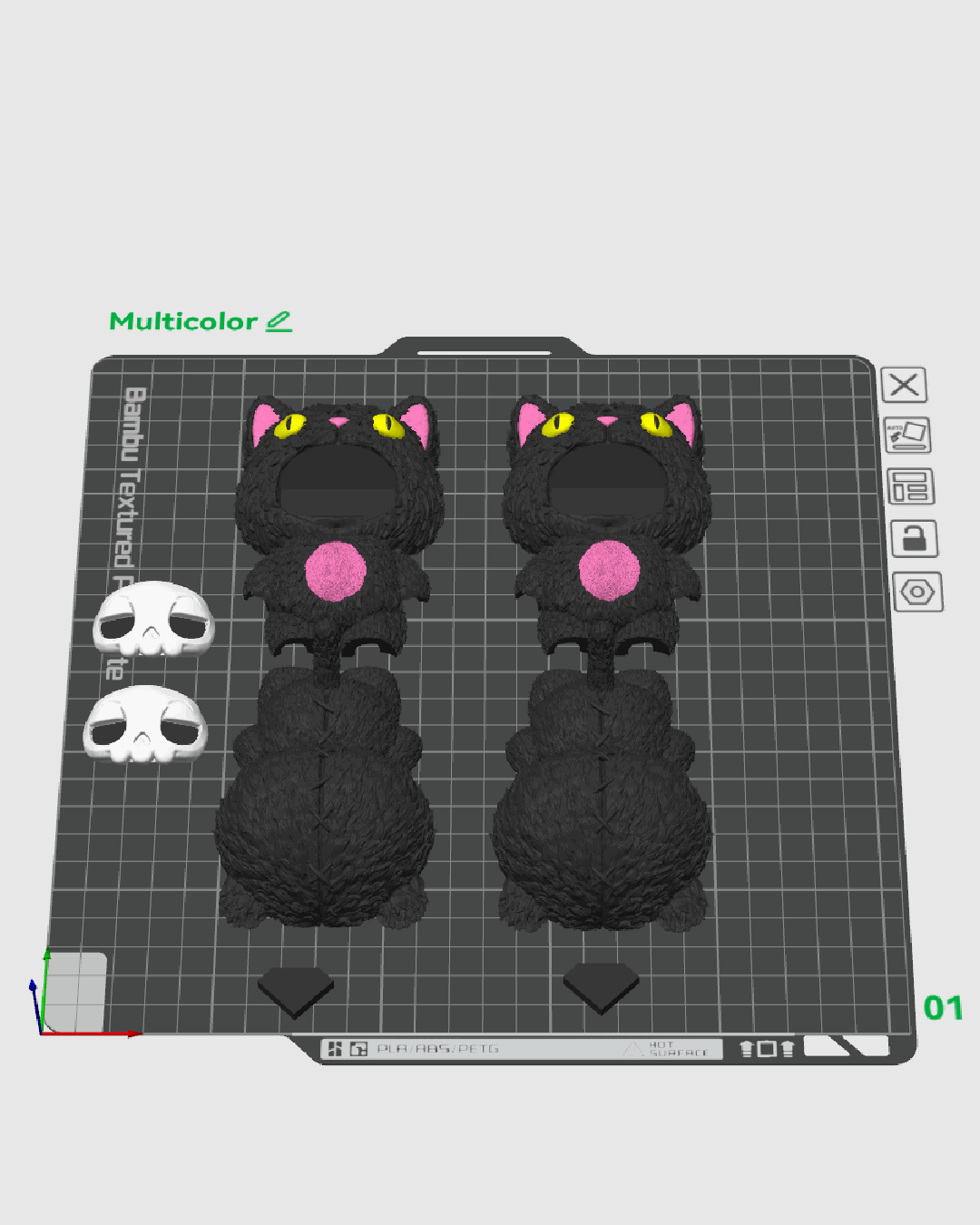 Skubbie Articulado Hex impreso en 3D para Halloween
