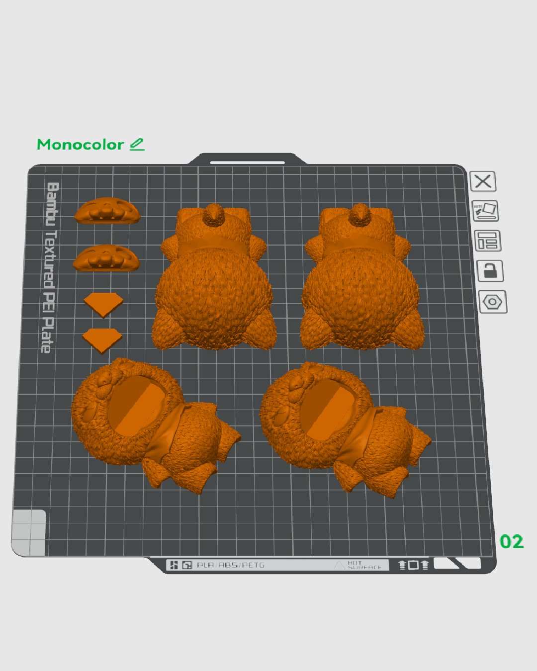 Skubbie Articulado Luppi impreso en 3D para Halloween