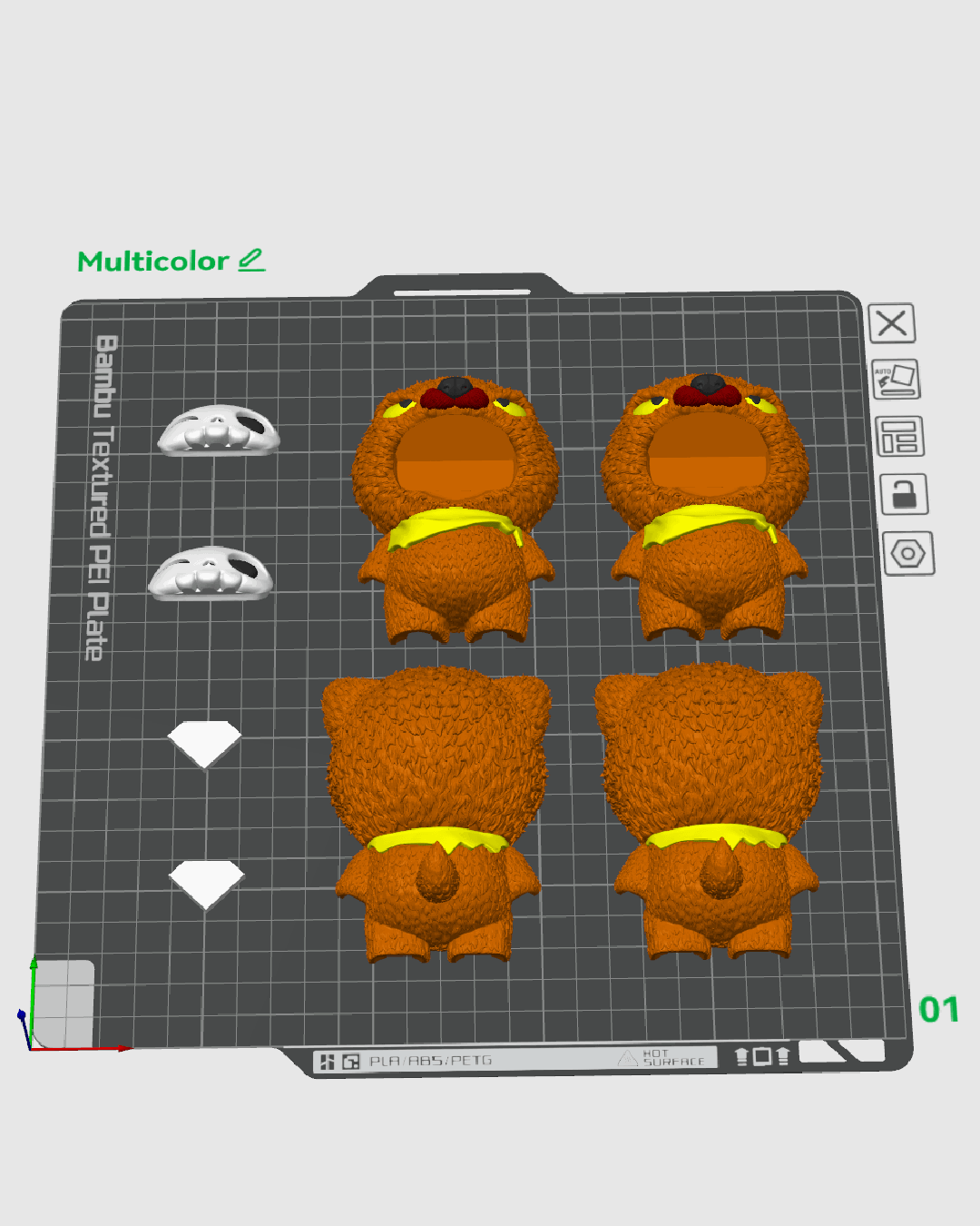 Skubbie Articulado Luppi impreso en 3D para Halloween