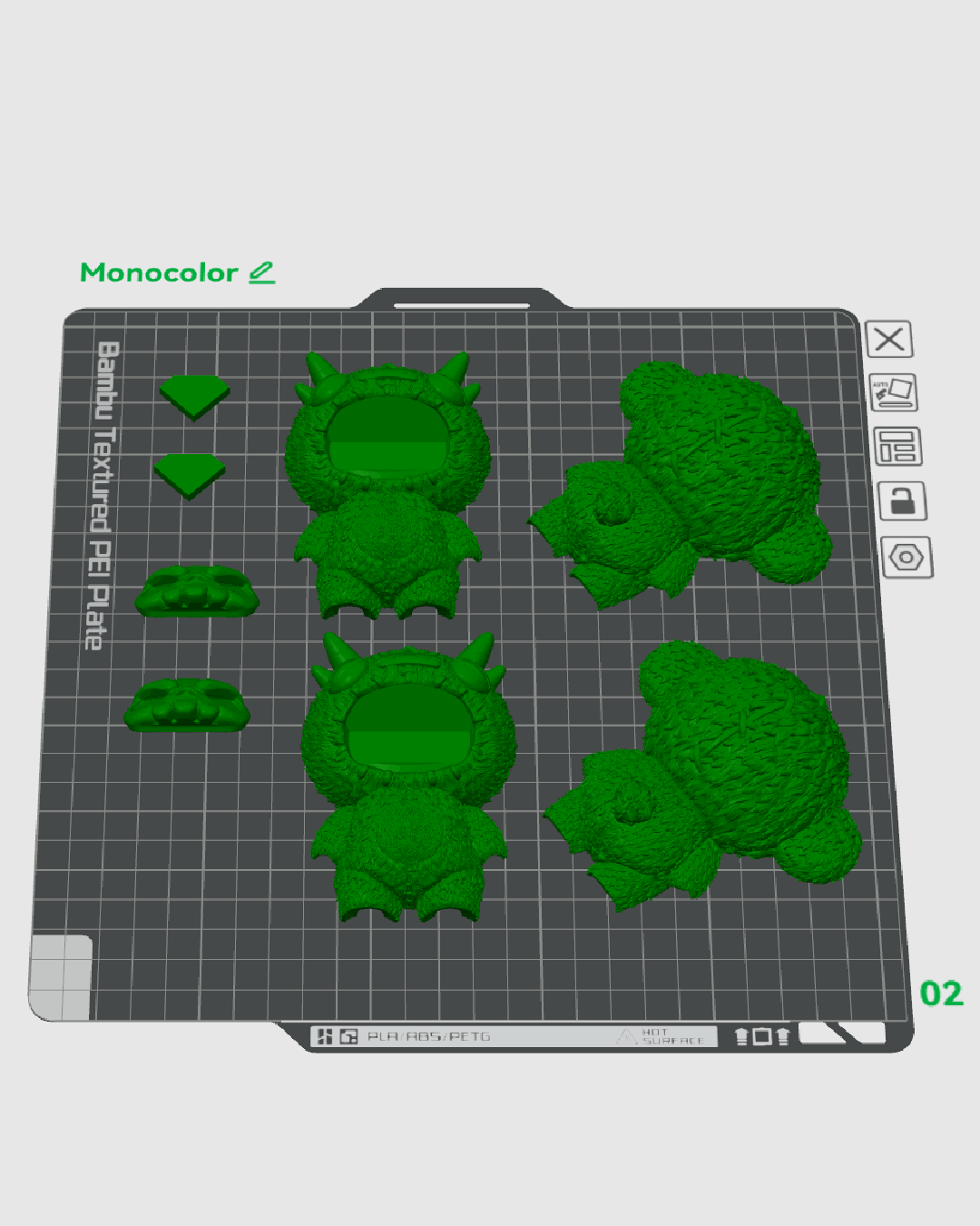Skubbie Articulado Moki impreso en 3D para Halloween