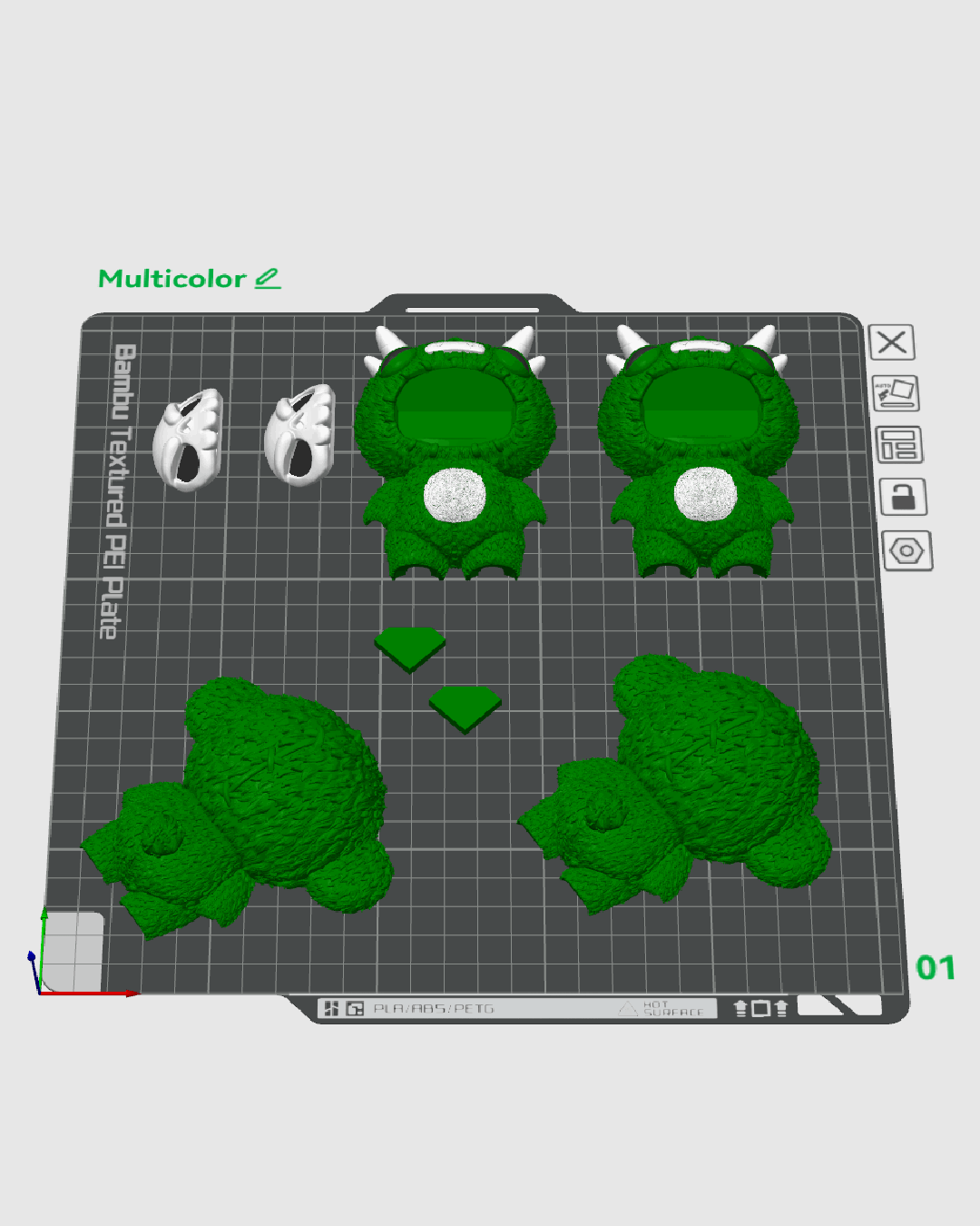 Skubbie Articulado Moki impreso en 3D para Halloween