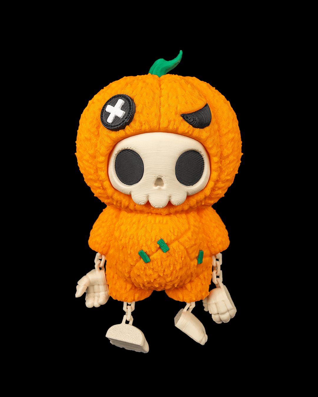 Skubbie Articulado Punki impreso en 3D para Halloween