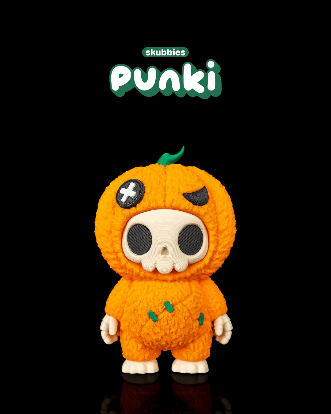 Skubbie Articulado Punki impreso en 3D para Halloween