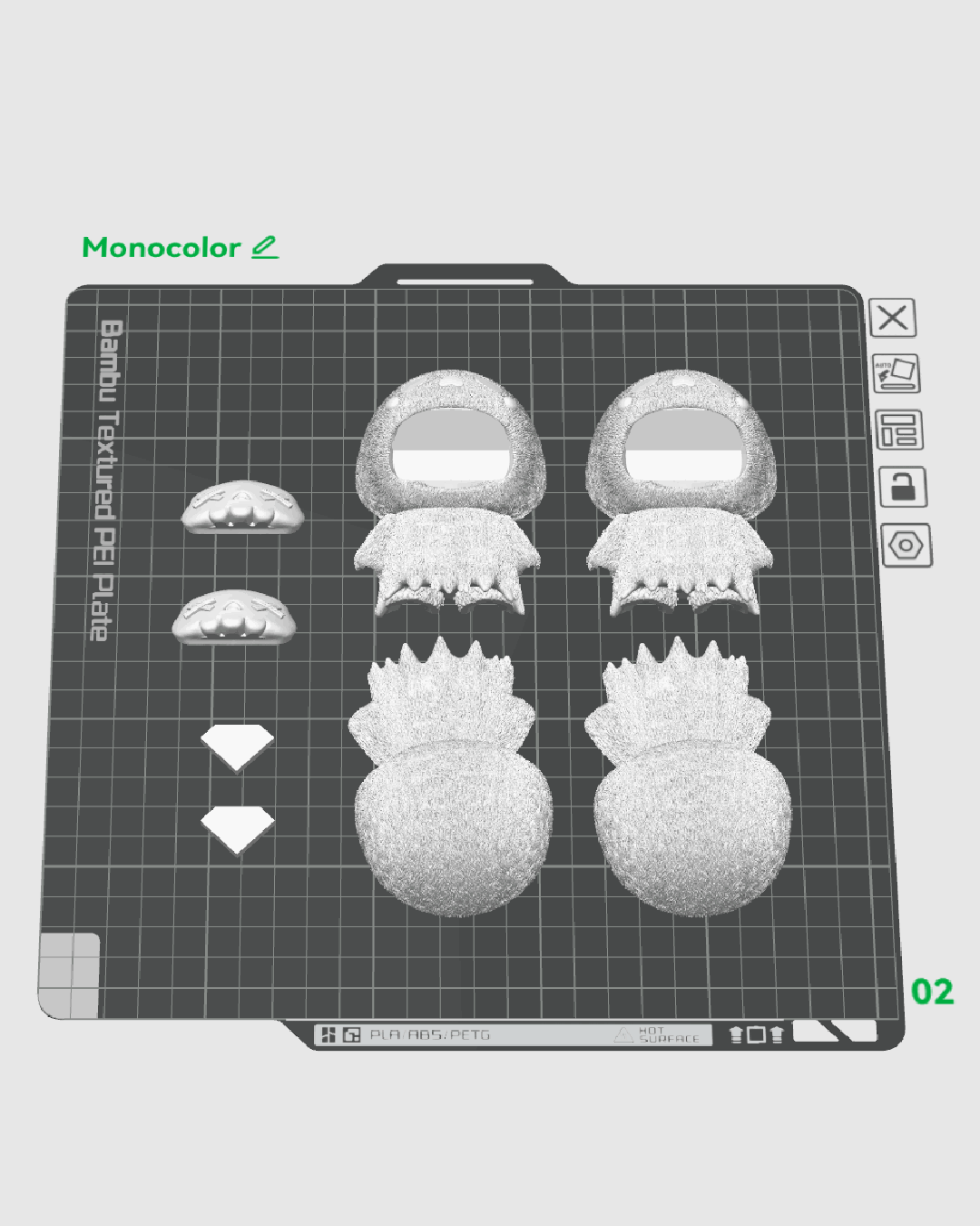 Skubbie Articulado Wispie impreso en 3D para Halloween