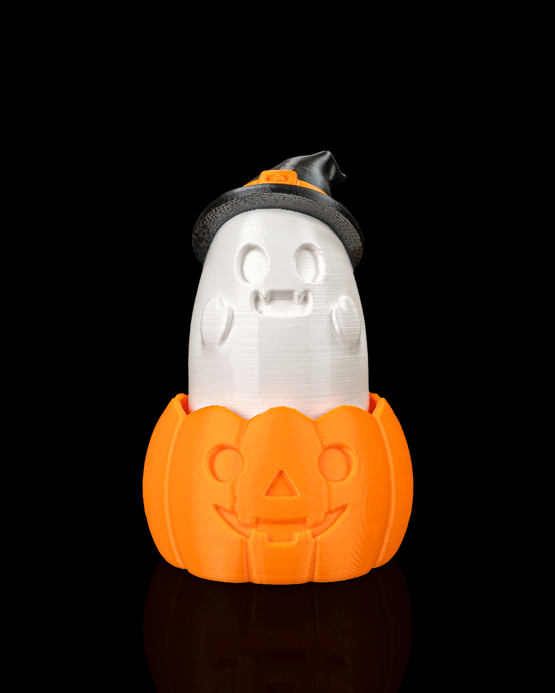 Clicker Fantasmita Luminoso impreso en 3D para Halloween