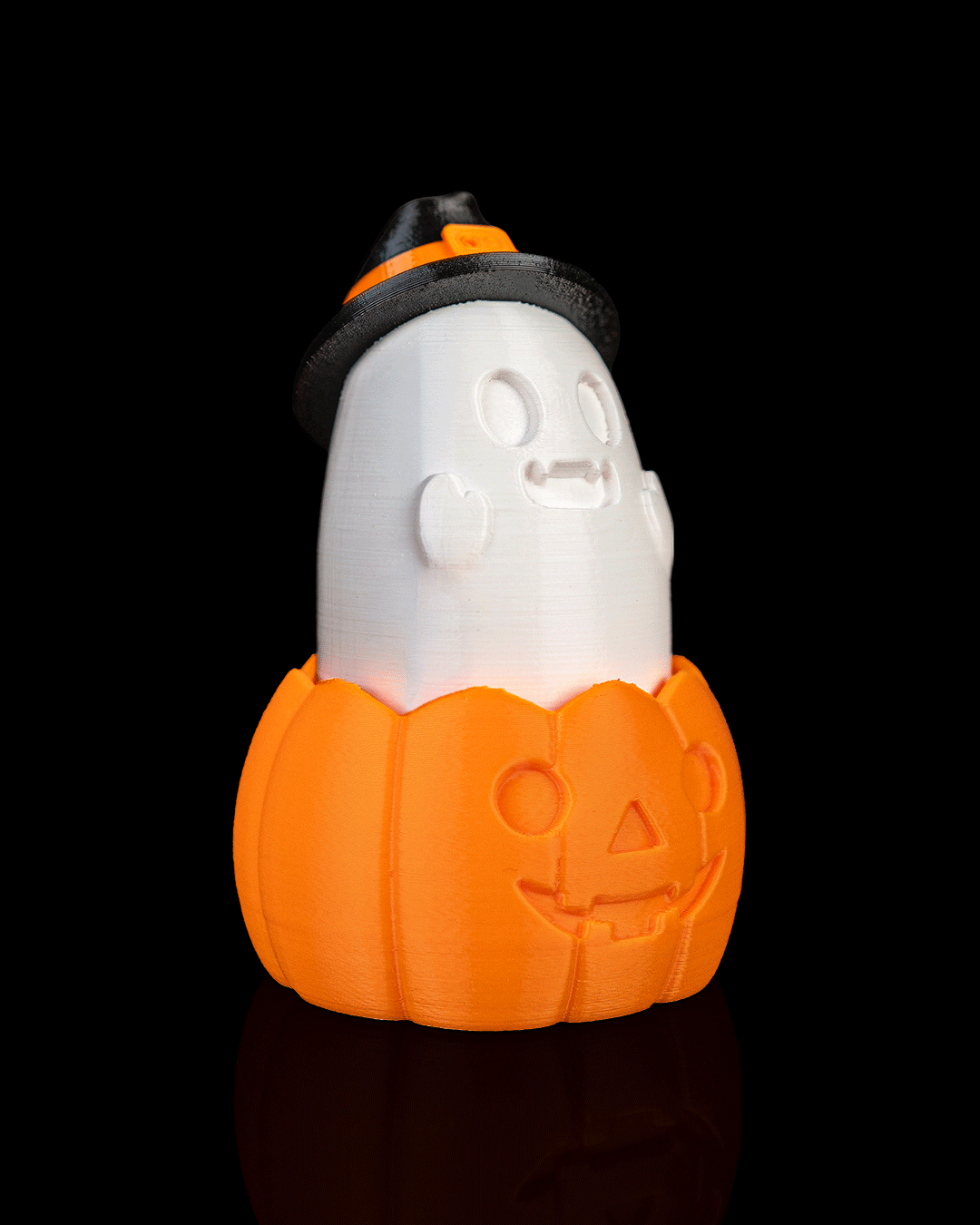 Clicker Fantasmita Luminoso impreso en 3D para Halloween