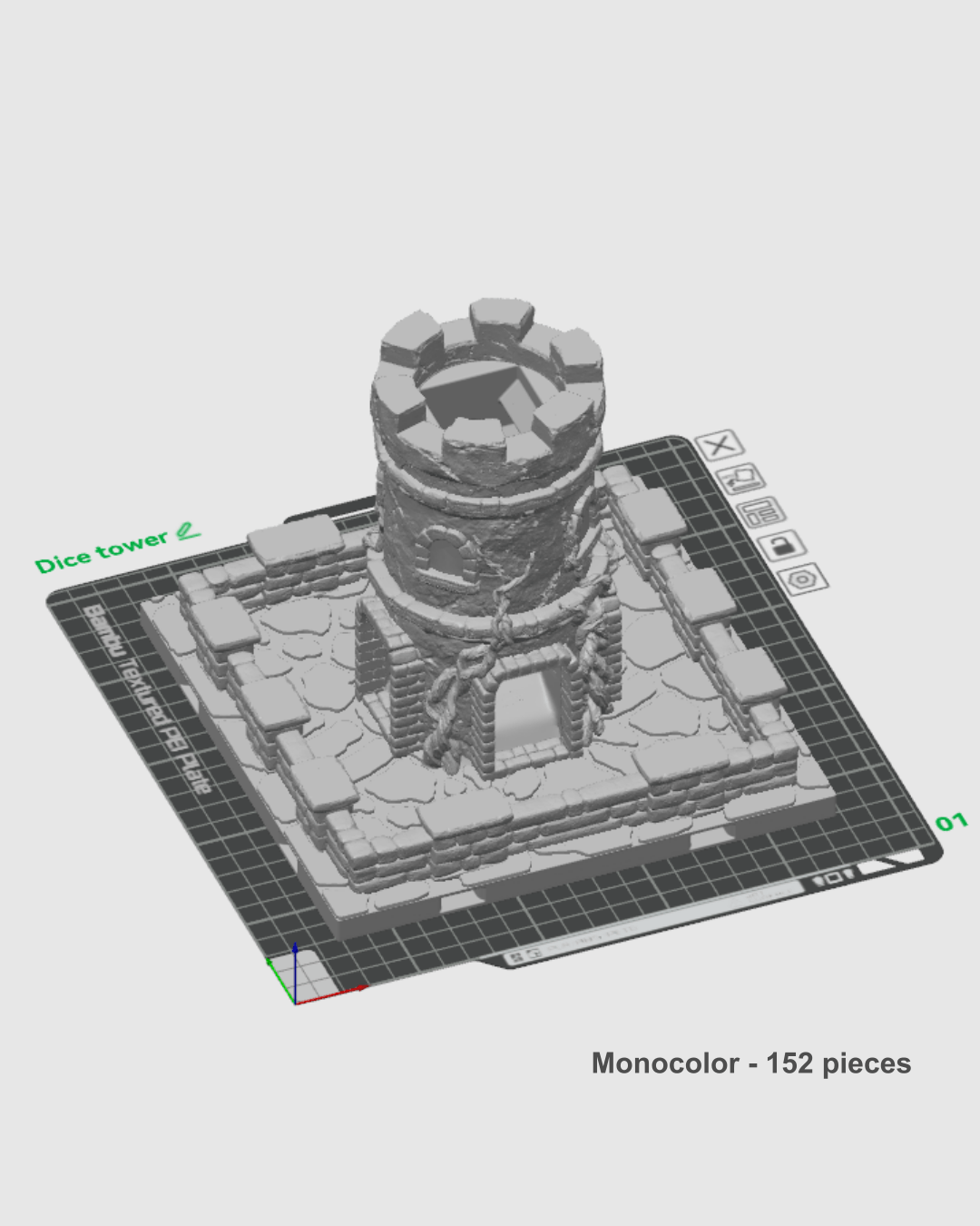 Mesa de Taberna con Torre de Dados impresa en 3D - foto 10