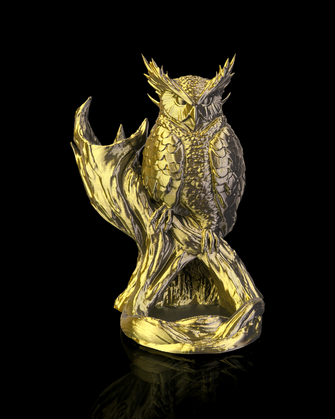 Torre de Dados Búho del Presagio impresa en 3D - foto 2