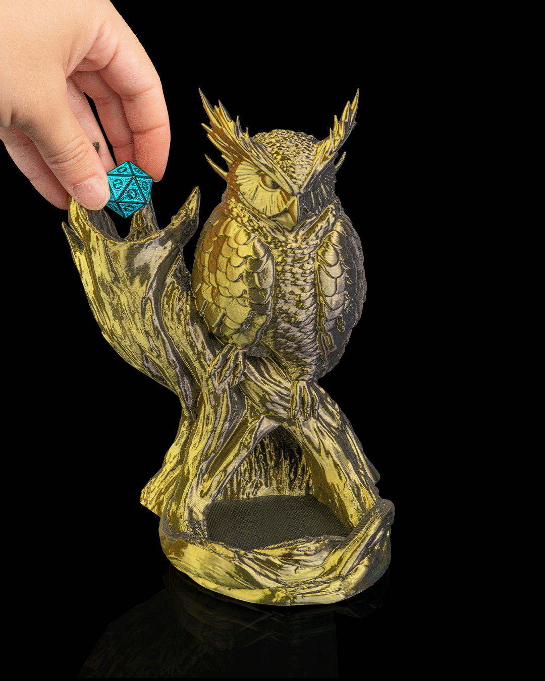 Torre de Dados Búho del Presagio impresa en 3D - foto 8