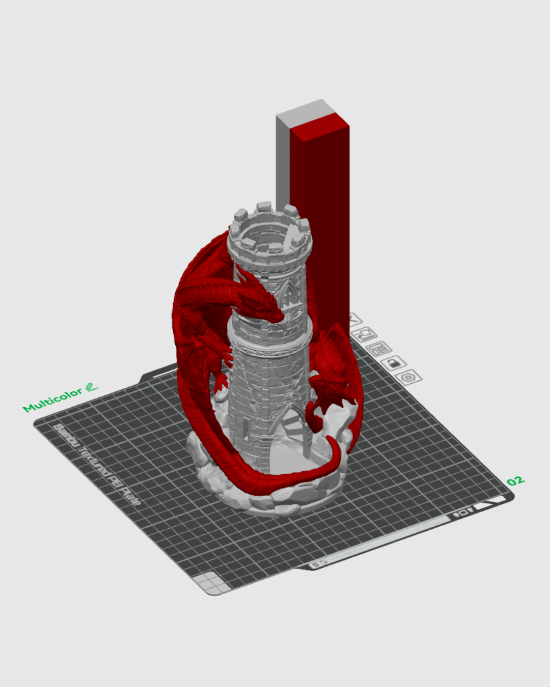 Torre de Dados Destino Gemelo impresa en 3D - foto 11