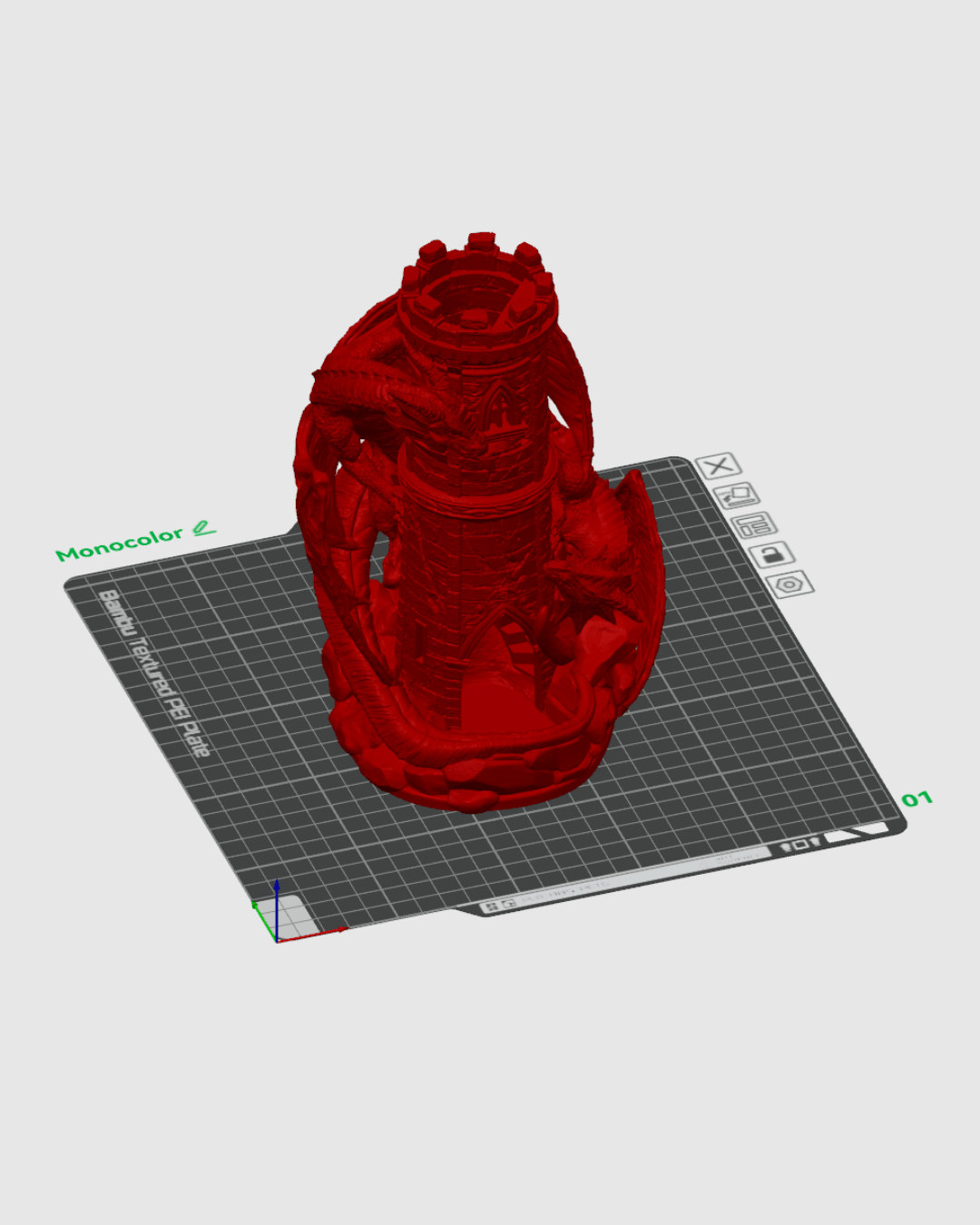Torre de Dados Destino Gemelo impresa en 3D - foto 10