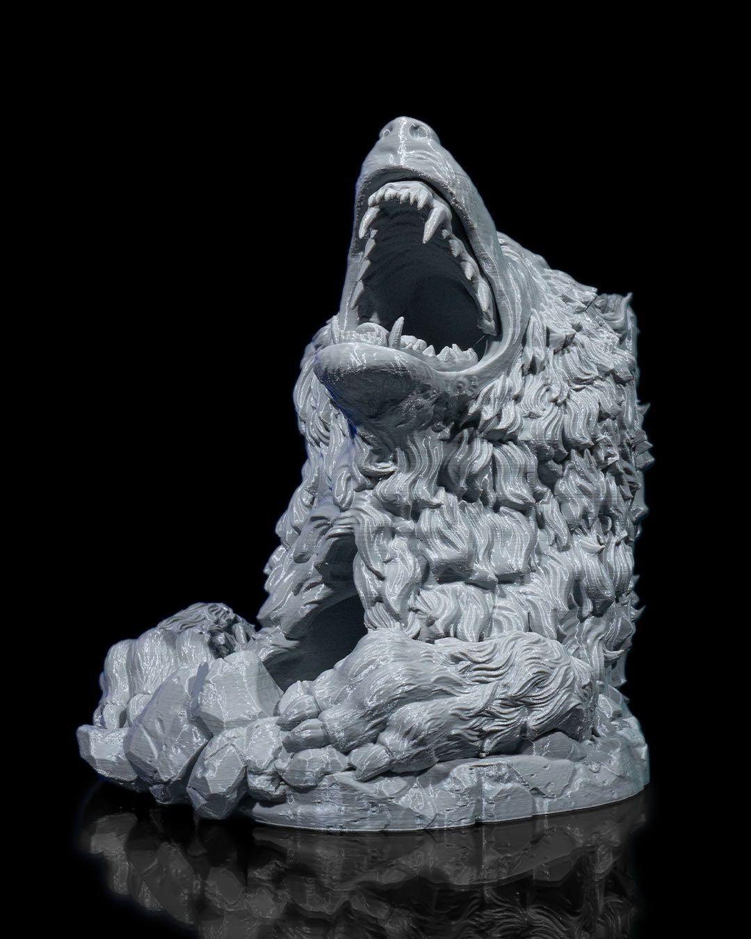 Torre de Dados Mordisco de Lobo impresa en 3D - foto 5
