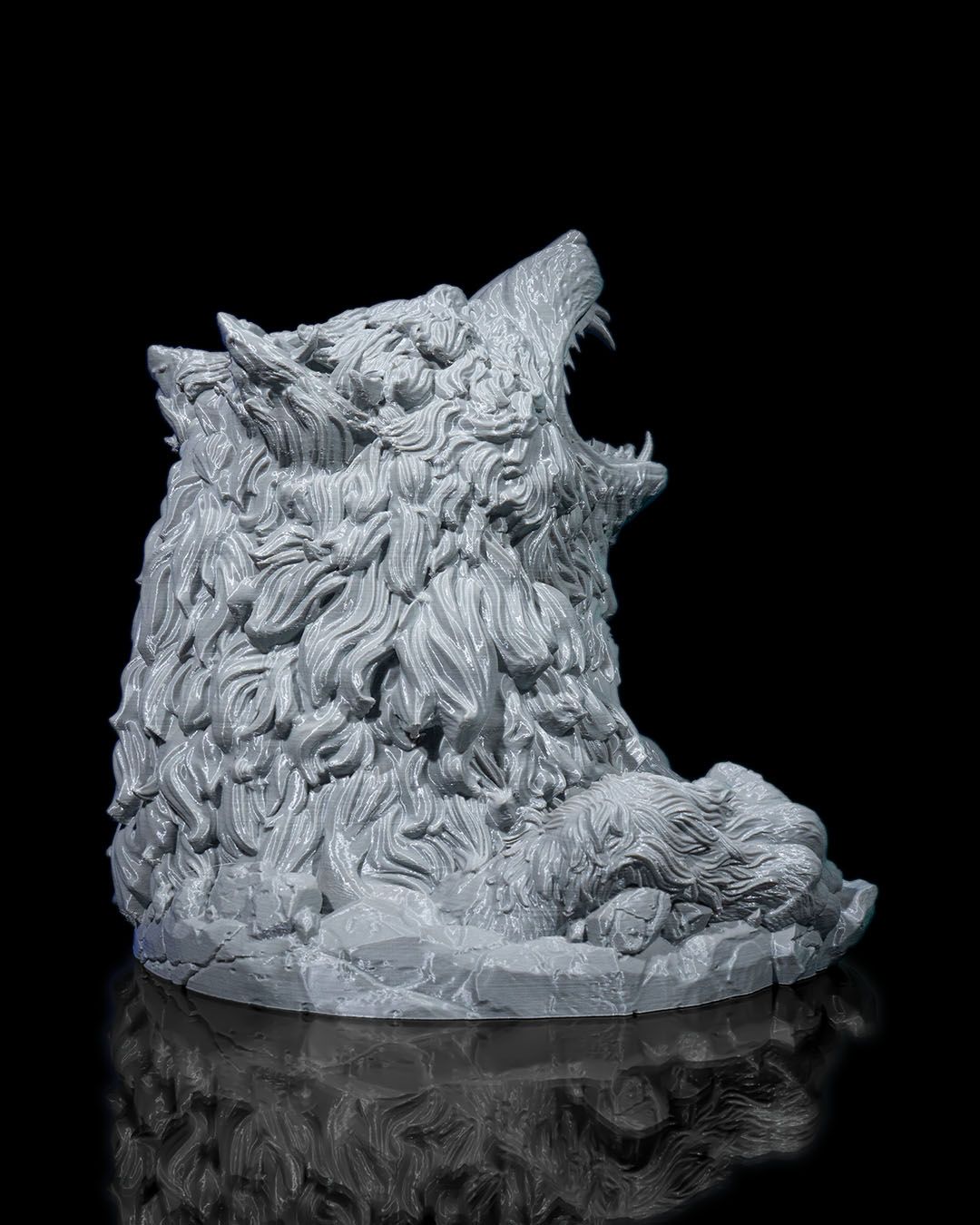 Torre de Dados Mordisco de Lobo impresa en 3D - foto 7