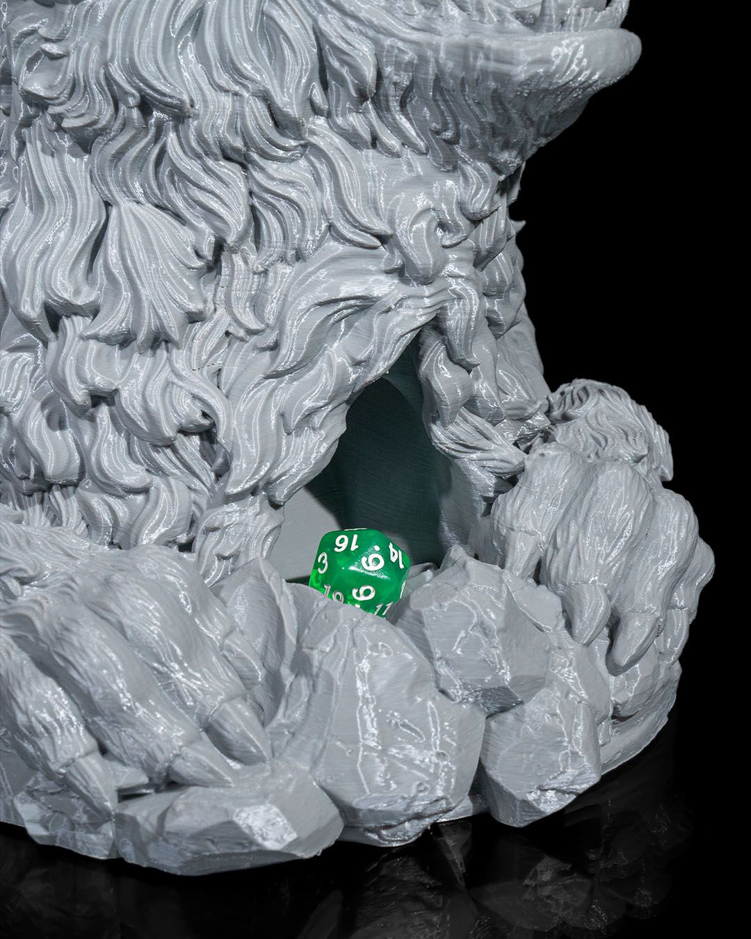 Torre de Dados Mordisco de Lobo impresa en 3D - foto 9